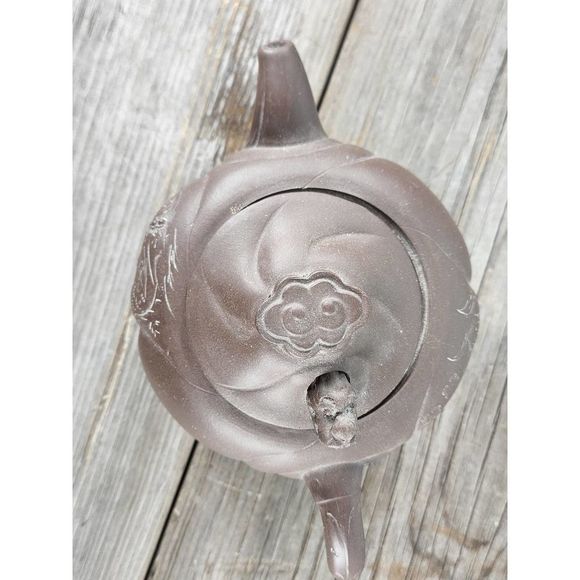 Nixing Teapot Zisha Clay 12oz Teapot Purple Clay Chinese Dragonhead moves - Picture 3 of 10